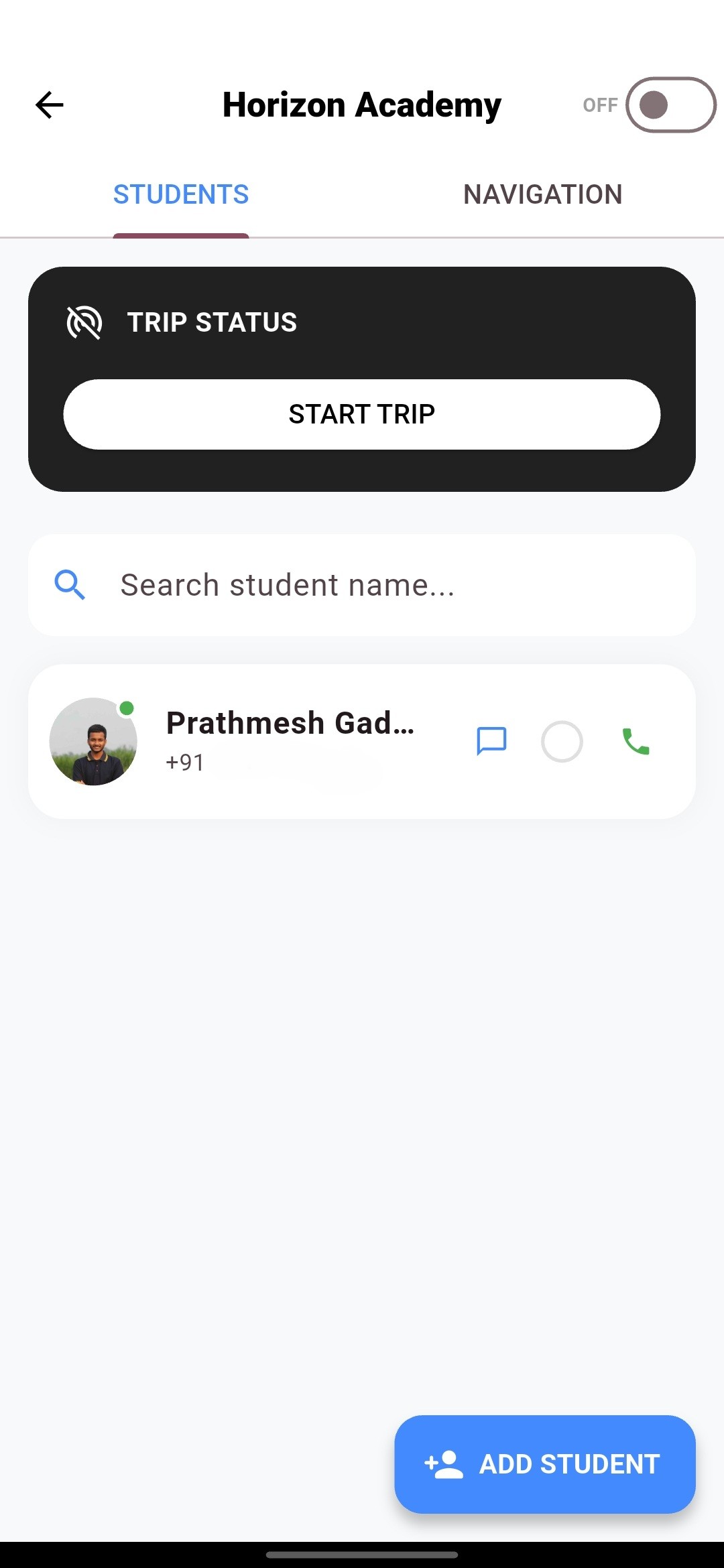 Managing Students